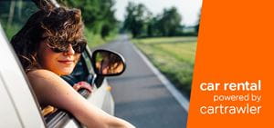 Femme à la fenêtre d'une voiture